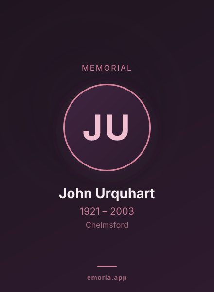 Memorial portrait of John Urquhart