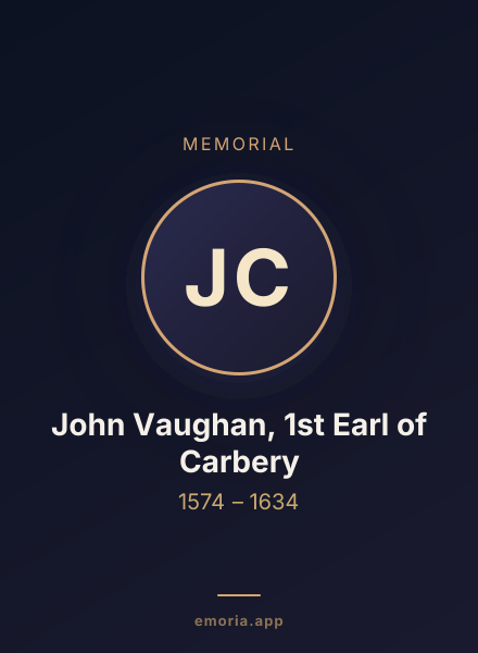 Memorial portrait of John Vaughan, 1st Earl of Carbery