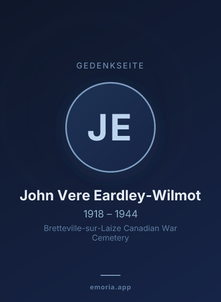 Gedenkportrait von John Vere Eardley-Wilmot