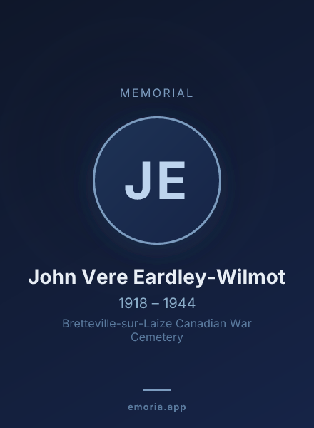 Memorial portrait of John Vere Eardley-Wilmot