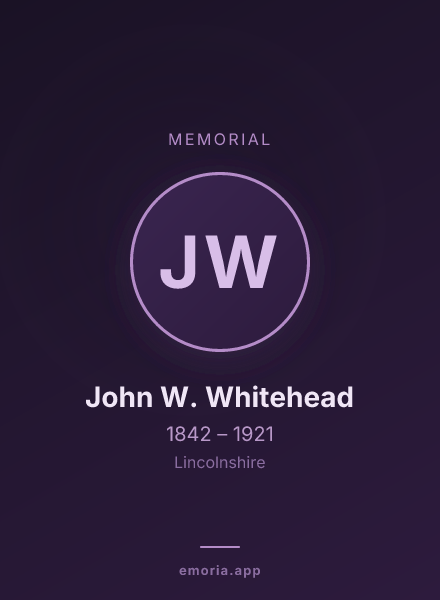 Memorial portrait of John W. Whitehead