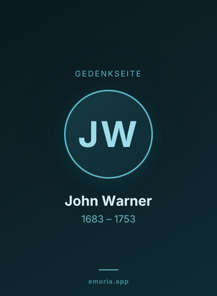 Gedenkportrait von John Warner