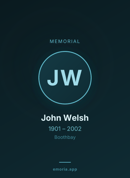 Memorial portrait of John Welsh