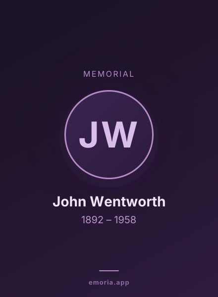 Memorial portrait of John Wentworth