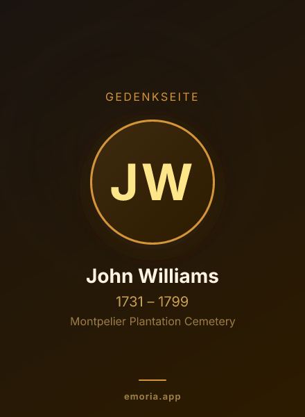 Gedenkportrait von John Williams