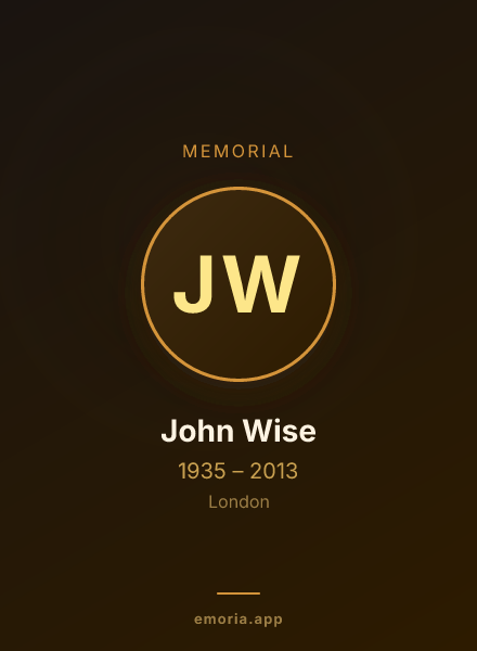 Memorial portrait of John Wise