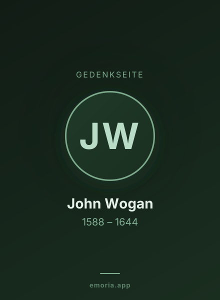 Gedenkportrait von John Wogan