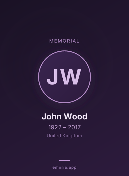 Memorial portrait of John Wood
