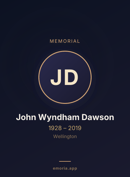 Memorial portrait of John Wyndham Dawson