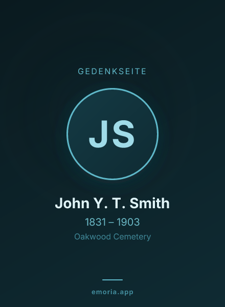 Gedenkportrait von John Y. T. Smith