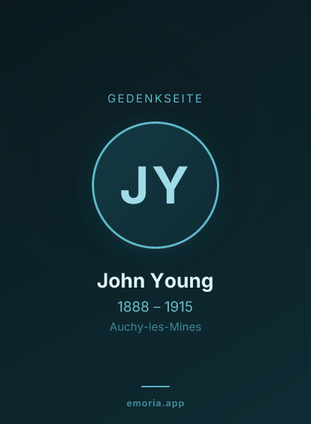 Gedenkportrait von John Young
