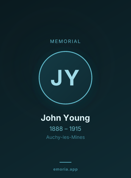 Memorial portrait of John Young