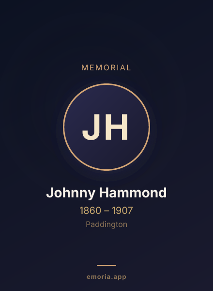 Memorial portrait of Johnny Hammond