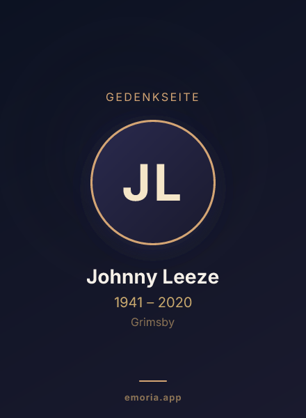 Gedenkportrait von Johnny Leeze
