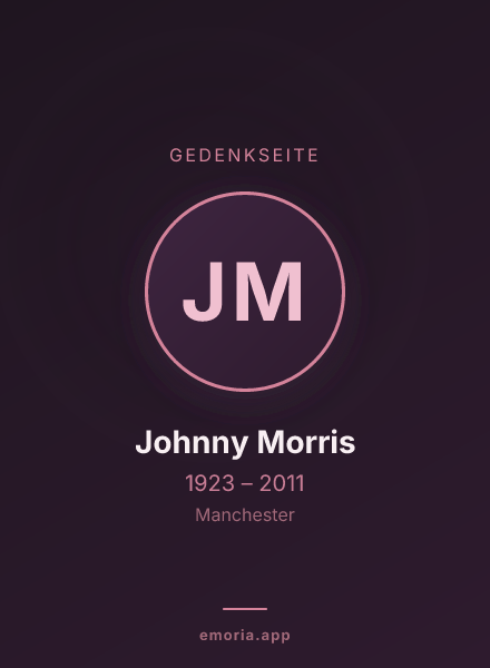 Gedenkportrait von Johnny Morris