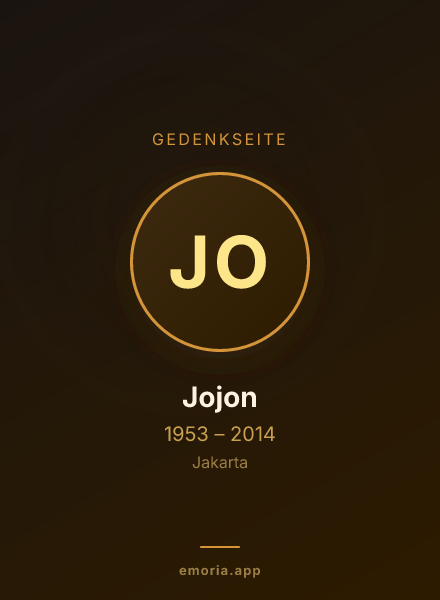 Gedenkportrait von Jojon