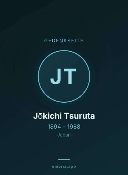Gedenkportrait von Jōkichi Tsuruta