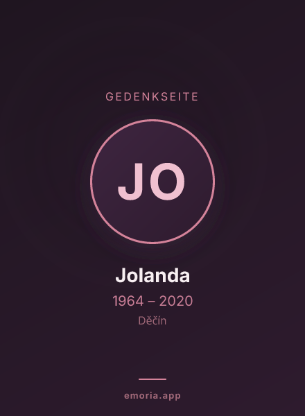 Gedenkportrait von Jolanda