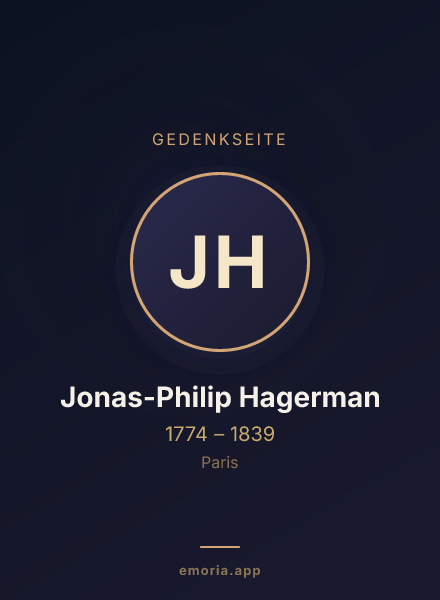 Gedenkportrait von Jonas-Philip Hagerman