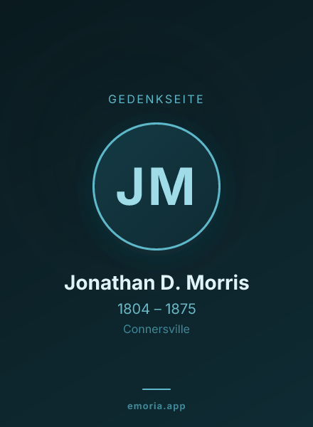 Gedenkportrait von Jonathan D. Morris