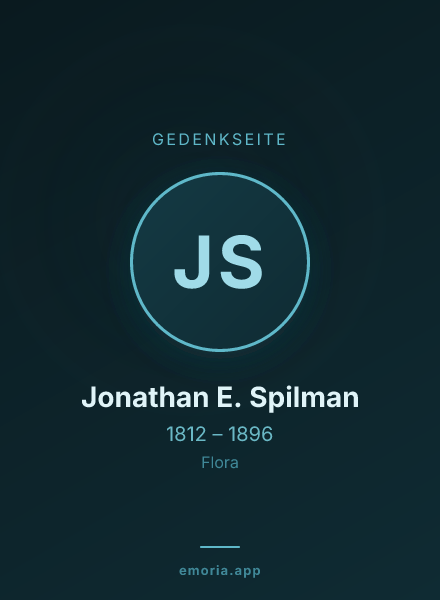 Gedenkportrait von Jonathan E. Spilman