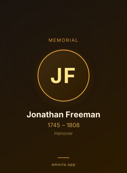 Memorial portrait of Jonathan Freeman