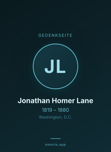 Gedenkportrait von Jonathan Homer Lane