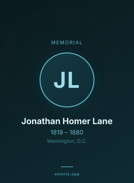 Memorial portrait of Jonathan Homer Lane