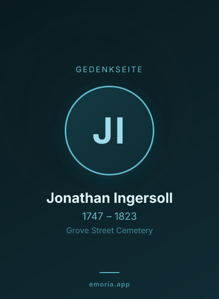 Gedenkportrait von Jonathan Ingersoll