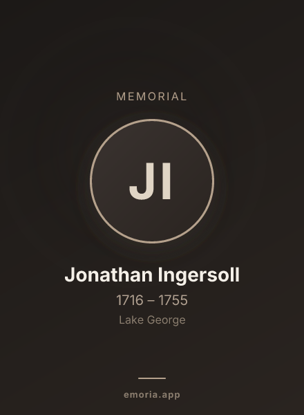 Memorial portrait of Jonathan Ingersoll