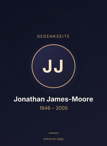 Gedenkportrait von Jonathan James-Moore
