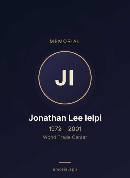 Memorial portrait of Jonathan Lee Ielpi