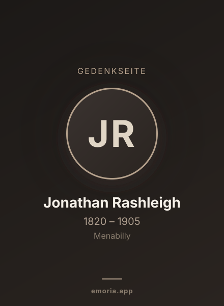 Gedenkportrait von Jonathan Rashleigh