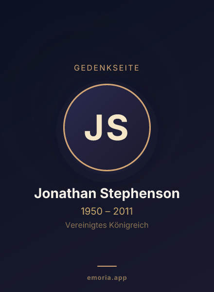 Gedenkportrait von Jonathan Stephenson
