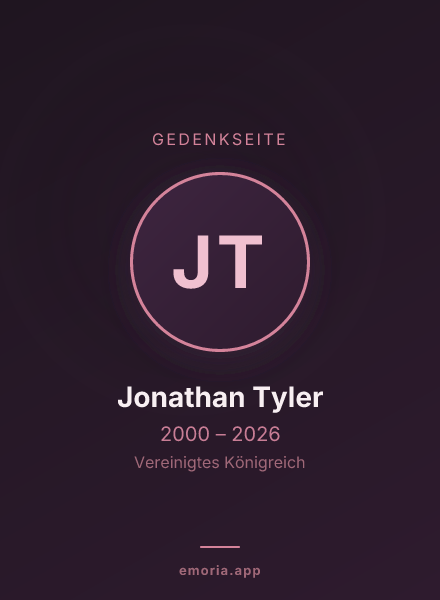 Gedenkportrait von Jonathan Tyler