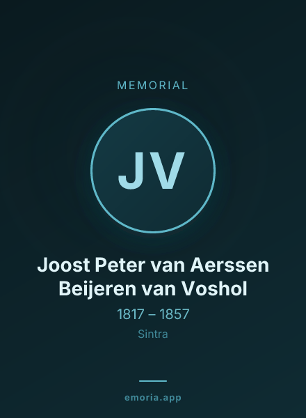 Memorial portrait of Joost Peter van Aerssen Beijeren van Voshol