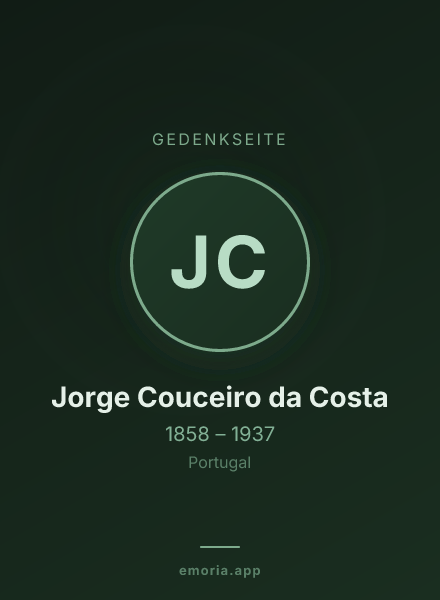 Gedenkportrait von Jorge Couceiro da Costa