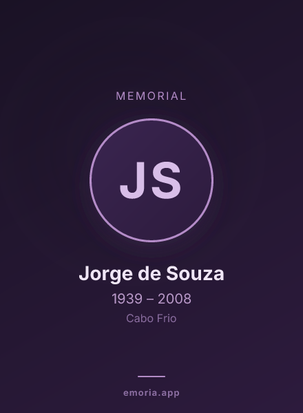 Memorial portrait of Jorge de Souza