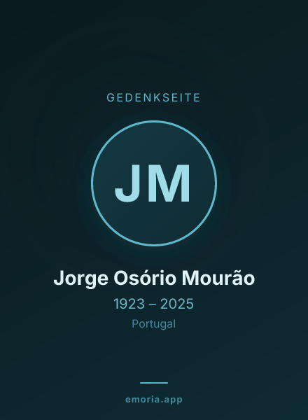 Gedenkportrait von Jorge Osório Mourão