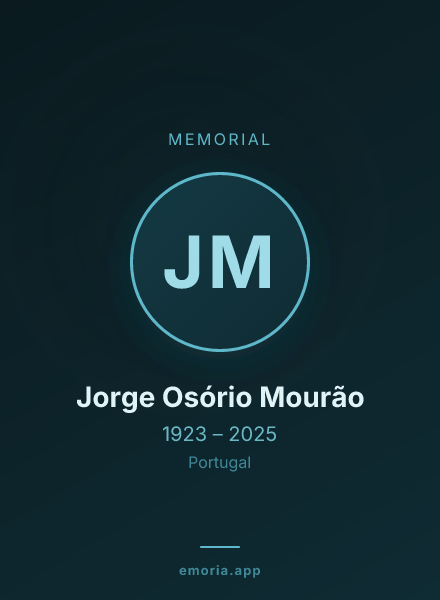 Memorial portrait of Jorge Osório Mourão