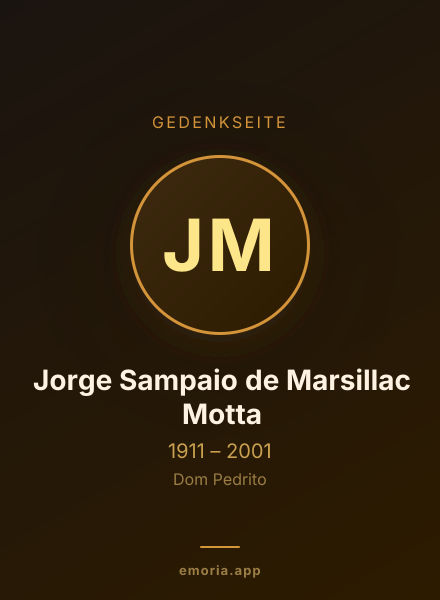Gedenkportrait von Jorge Sampaio de Marsillac Motta