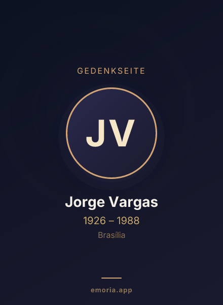 Gedenkportrait von Jorge Vargas