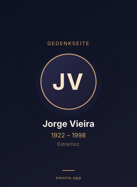 Gedenkportrait von Jorge Vieira