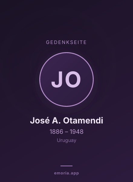 Gedenkportrait von José A. Otamendi