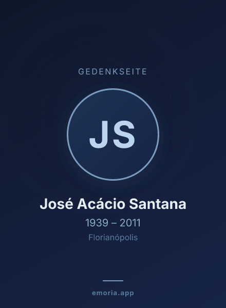 Gedenkportrait von José Acácio Santana