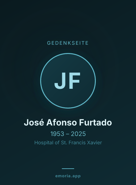 Gedenkportrait von José Afonso Furtado
