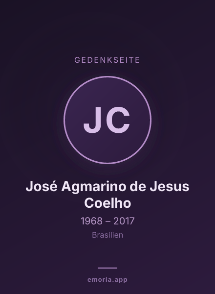 Gedenkportrait von José Agmarino de Jesus Coelho