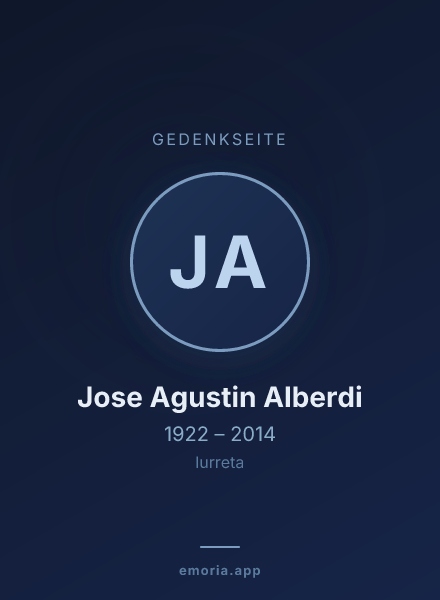 Gedenkportrait von Jose Agustin Alberdi