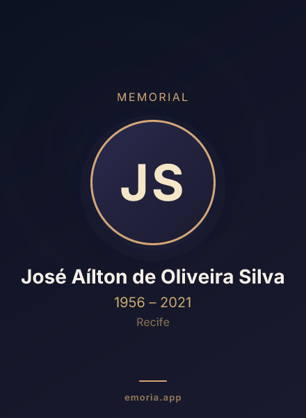 Memorial portrait of José Aílton de Oliveira Silva