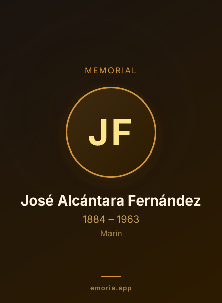 Memorial portrait of José Alcántara Fernández